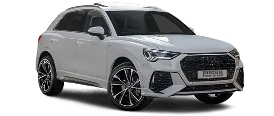 Audi Q3 Rental Front Side View